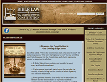 Tablet Screenshot of biblelawversusconstitution.com